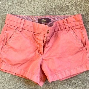 J Crew Nantucket red chino shorts